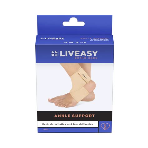 Liveasy Ortho Care Ankle Support Medium - Cureka