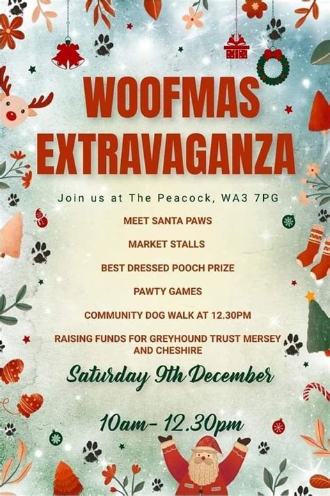 WOOFMAS EXTRAVAGANZA, The Peacock, Warrington, December 9 2023 ...