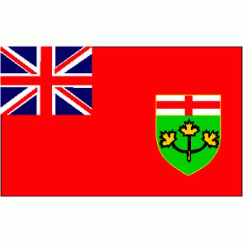 Ontario Flag (Canada) 4 X 6 Inch pack of 10