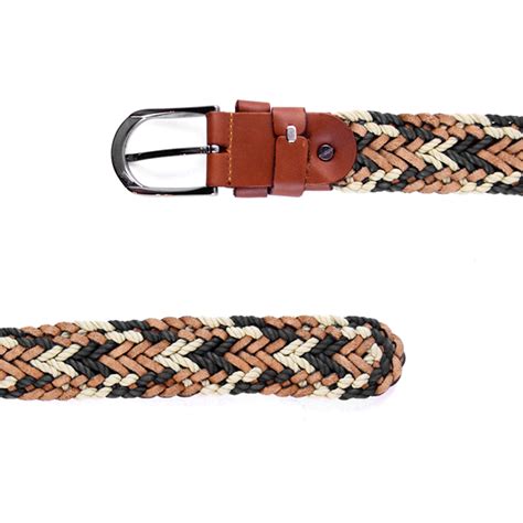 Buy Braided Mens Leather Golf Belt - LeatherBeltsOnline.com