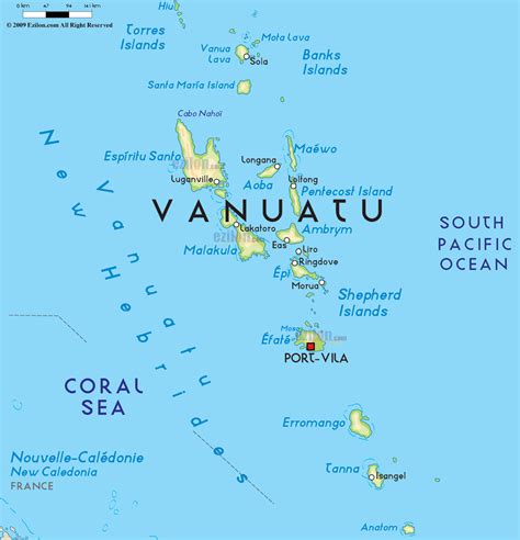 Vanuatu Map