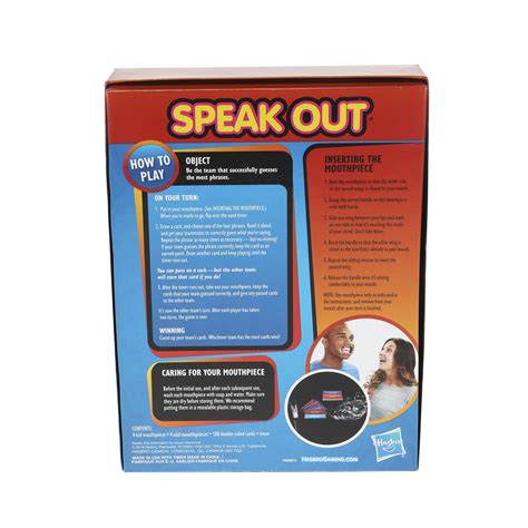 Buy Speak Out Game Mouthpiece Challenge, for Kids Ages 8 and Up, for 4 ...