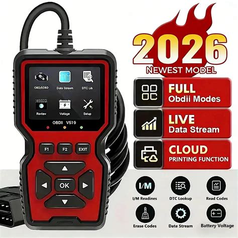 Professional V519 OBD2 Scanner Diagnostic Tool Real Time Code Reader ...