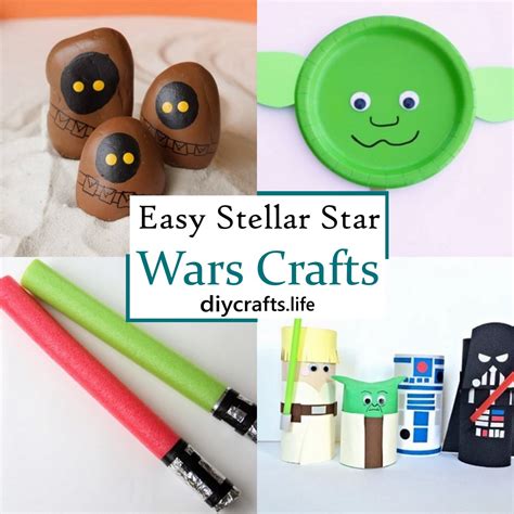 14 Easy Stellar Star Wars Crafts For Kids - DIY Crafts