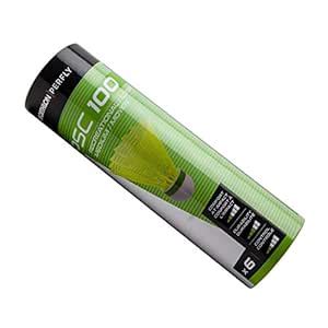 Buy Plastic Shuttlecock PSC 100 Yellow X 6 Slow Online at Low Prices in ...