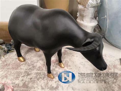 玻璃钢牛雕塑摆件 - 深圳市海盛玻璃钢有限公司