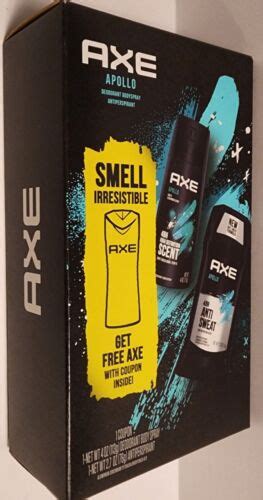 Buy AXE Apollo Deodorant Bodyspray & Antiperspirant Gift Set NIB Online ...