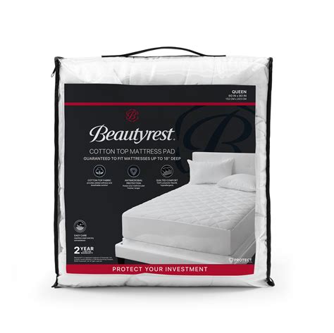 Beautyrest Cotton Top Mattress Pad, King, Cotton - Walmart.com