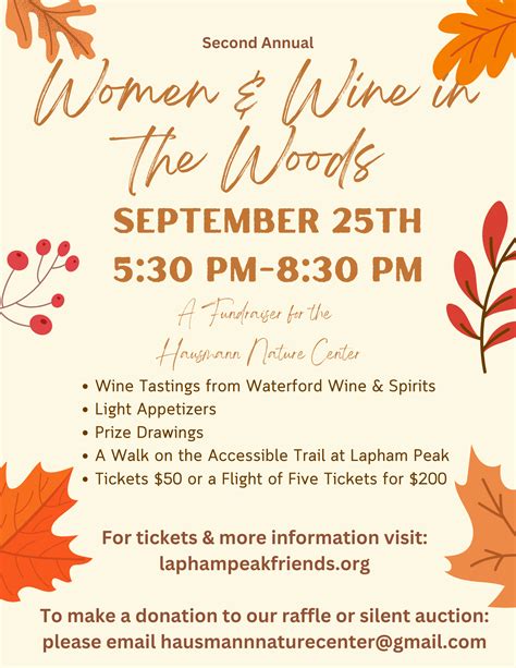 Women & Wine in the Woods • Lake Country Family Fun