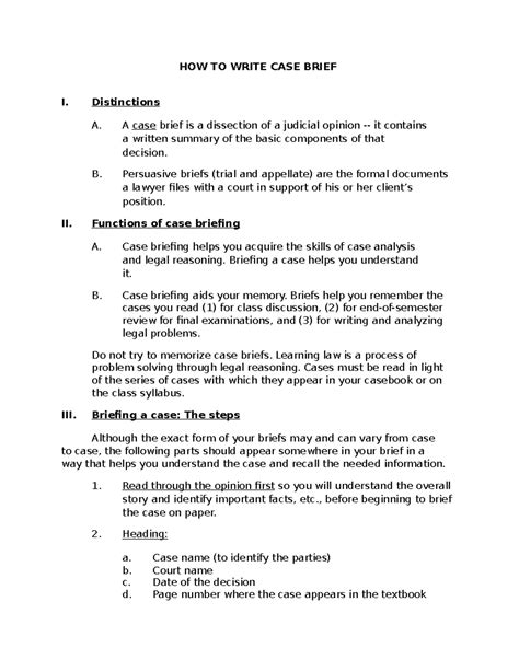 Image result for Brief Statement Example