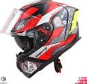 IGNYTE IGN-4 Machine ISI/DOT Certified Double Visor Full Face Graphic ...