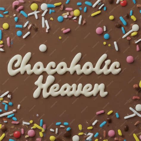 Premium Vector | Word candy with chocolate sword candy with chocolate