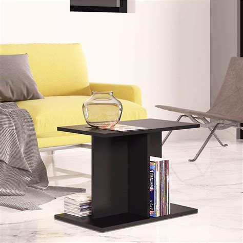 Klaxon Tansy Coffee Table/Centre Table - Black : Amazon.in: Home & Kitchen