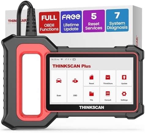 THINKCAR OBD2 Scanner, ThinkScan Plus S7 ABS,SRS,ECM,TCM,BCM,AC,IC ...