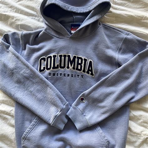 light blue columbia university hoodie! 🐳 *KID SIZE... - Depop
