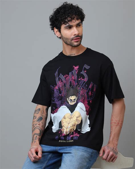 Jujutsu Kaisen Printed Oversized Tshirt For Men – Free Authority