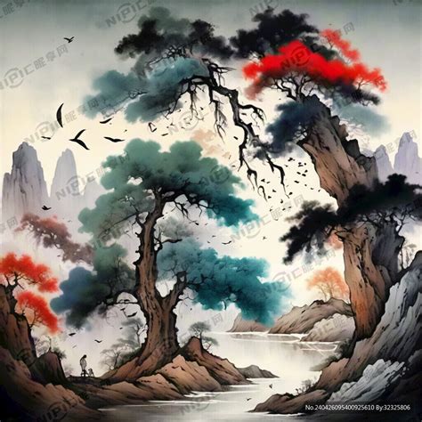 山水画 Ai 的图像结果