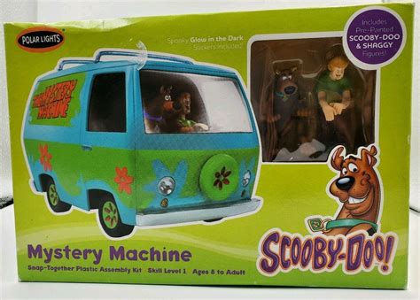 Scooby Doo Mystery Machine Van Model Kit Snap Together NEW Open ...