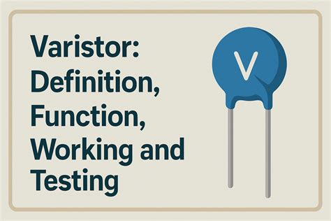 Image result for Varistor