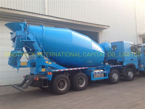 HOWO 8X4 15m3 20m3 Bulk Cement Truck Transit Mixer Tank Volumetric ...