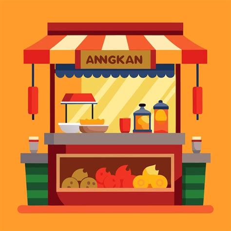 Cartoon Street Stall 的图像结果