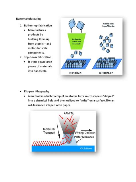 Nanomanufacturing | PDF