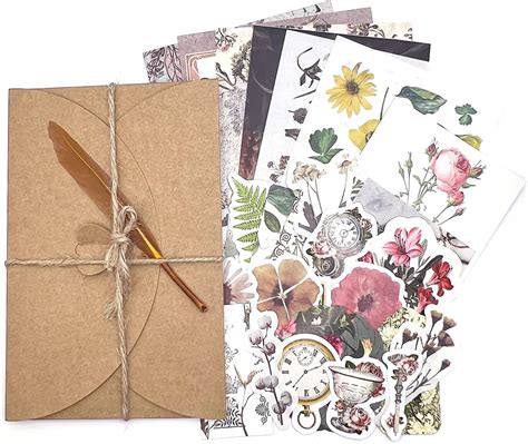Buy Yodely Vintage Scrapbooking Supplies Pack , DIY Junk Journal ...