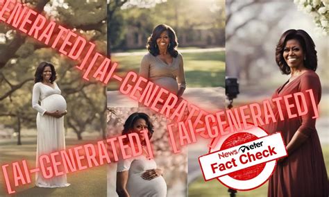 Fact Check: Viral images of pregnant former US first lady Michelle ...