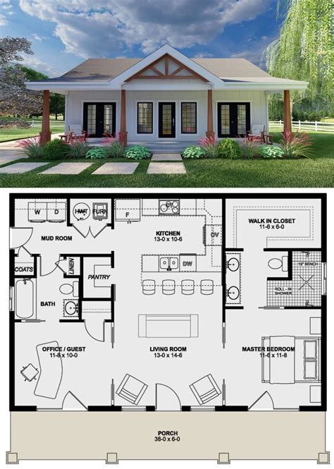 Pin by Susan Maxfield Gillespie on Granny Pod | Cottage house plans ...