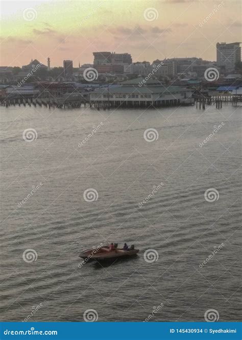 Bandar , Bandar Seri Begawan / Brunei Darussalam - May 18 2019 : View ...