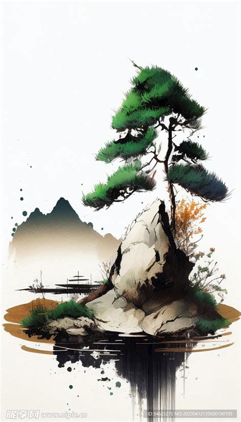 山水画 Ai 的图像结果