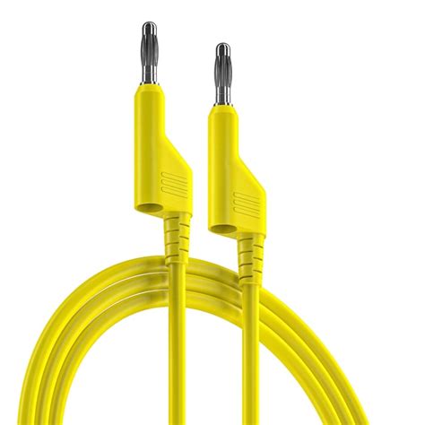 RS PRO | RS PRO Hook Up Wire Test Leads 10A, 1000V, Yellow, 1 m Lead ...