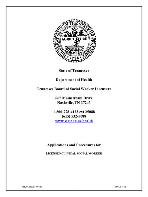 Fillable Online State of Tennessee. Department of Health. ... Fax Email ...