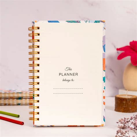 Buy Floral A5 Daily Planner Diary 2025 Online | The Zappy Box