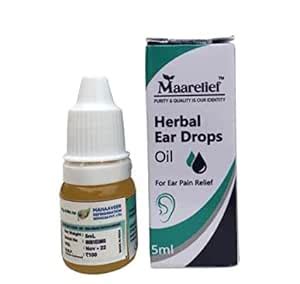 Buy Maarelief Ayurvedic Ear Drops for lubrication and ear pain relief ...