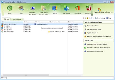 New Add-in: Add-ins Tab Extender (with Add-in Central)