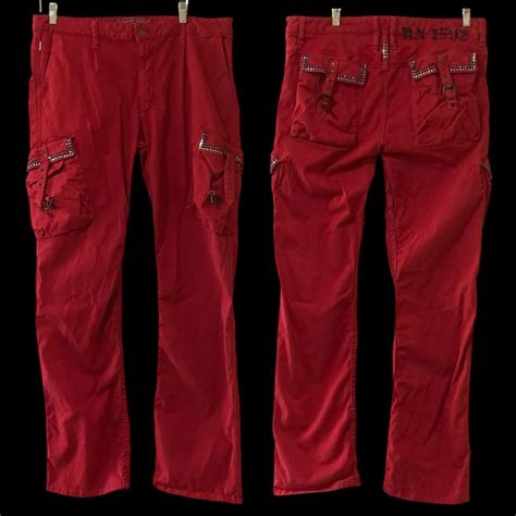True Religion Men's Pants - Red/Pink - 36" – VINTAGE … - Gem