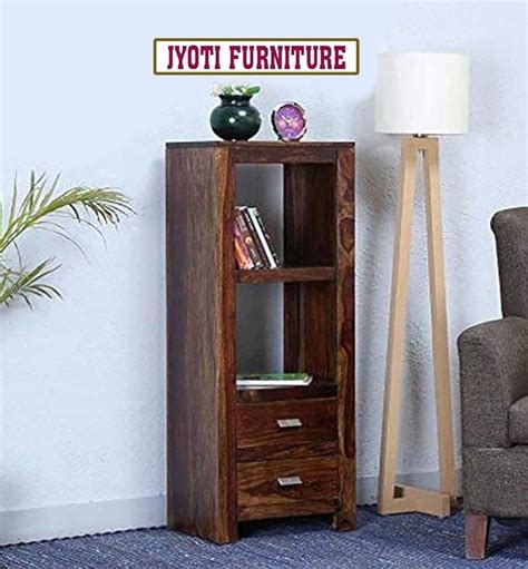 Jyoti Furniture Sheesham Wood Book Rack Shelf Storage Display Unit ...