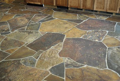 Stunning Indoor Flagstone Flooring