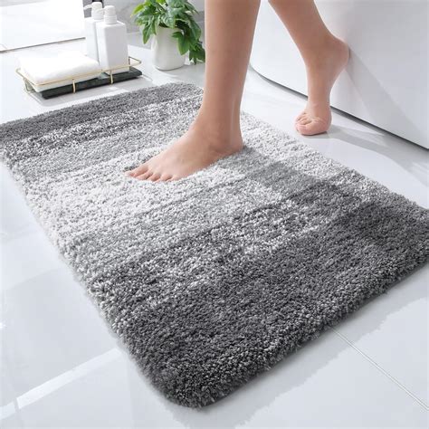 OLANLY Luxury Bathroom Rug Mat 24x16, Extra Soft and Absorbent ...