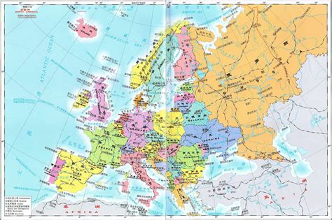 欧洲地图集_欧洲地图库