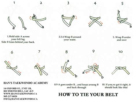 How to Tie Your Belt