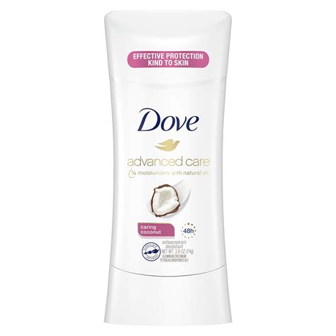 Dove Advanced Care Caring Coconut Antiperspirant Deodorant 2.6 oz ...