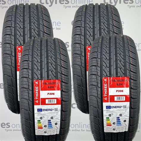 4X New 185 60 14 THREE-A P306 82H 185/60R14 1856014 *C WET GRIP* (4 ...