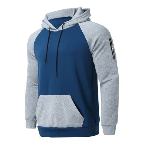 "Aayomet Hoodies For Men Big And Tall Men's Long Sleeve Hooded Cotton T ...