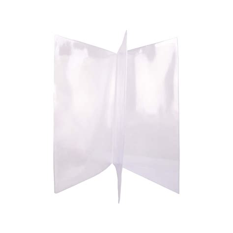 Buy Risch Double-Sided All Clear Vinyl Menu Cover | Three-Sided 6 View ...