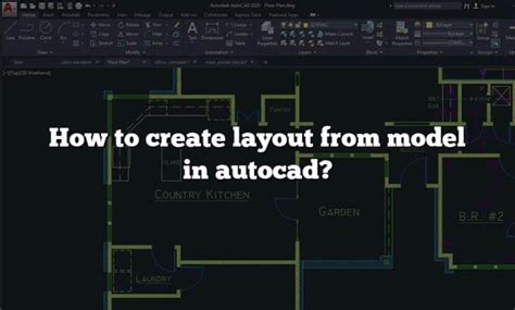 Creating a Layout in AutoCAD 的图像结果