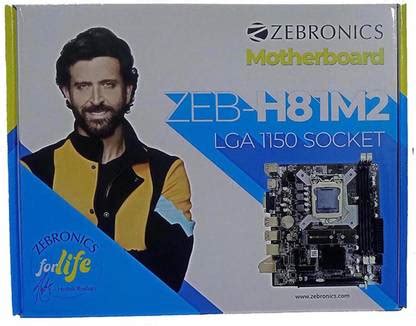 ZEBRONICS ZEB-H81M2 with PCIE M.2 / NVMe Slot (LGA 1150 Socket ...