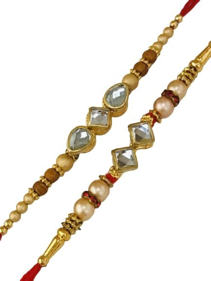 Buy THE OPAL FACTORY Rakhi for Brother and Bhabhi/Rakhi gift for Sister ...