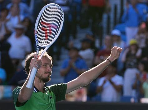 Medvedev reached the quarterfinals of the Australian Open for the third ...